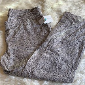 Gap Maternity Jogger Printed Grey Pants